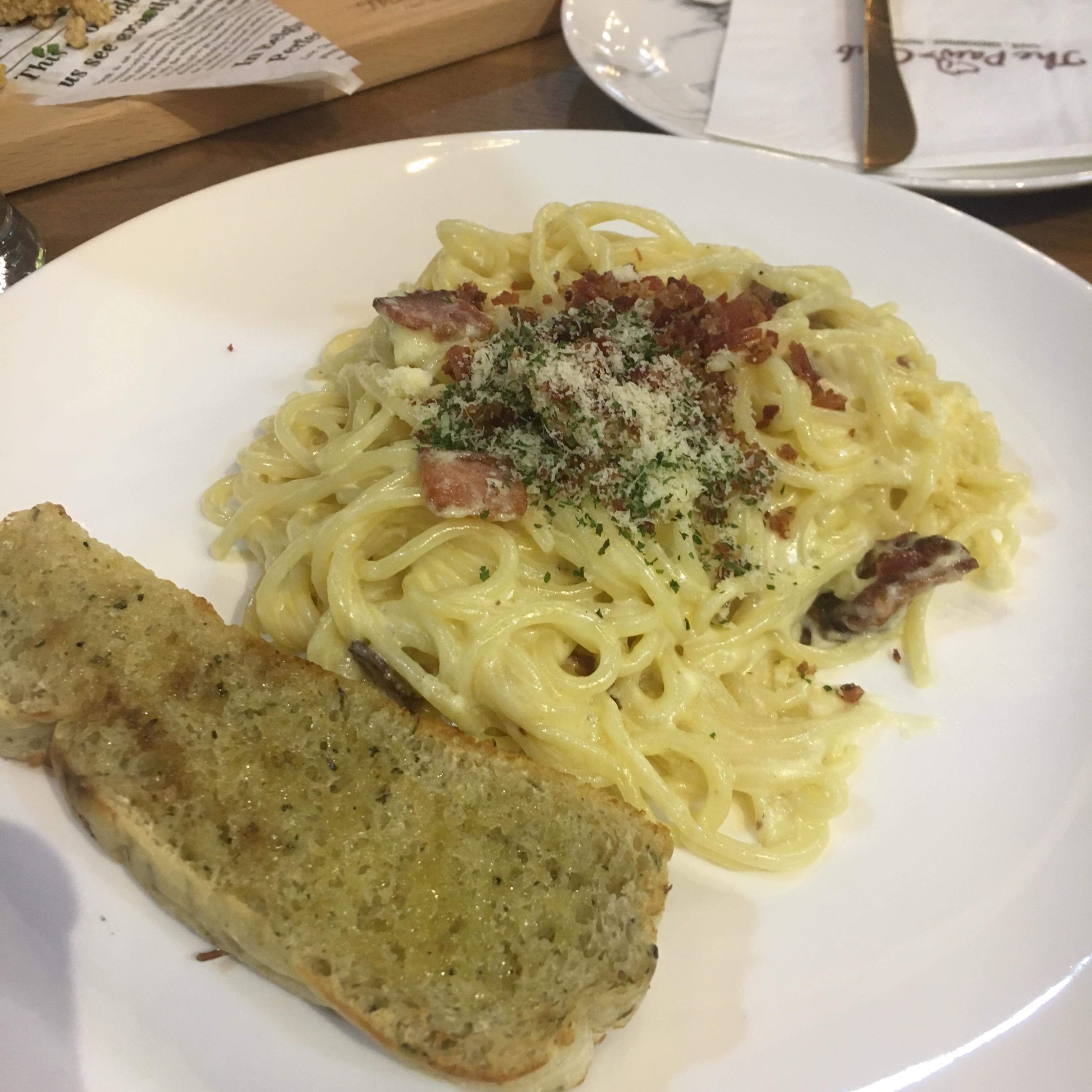 Spaghetti Carbonara. Photo: Kaka Corral