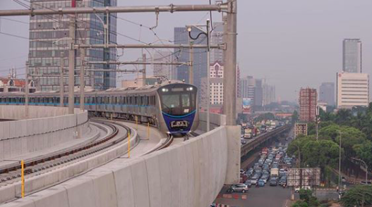 Jakarta MRT. Photo: Instagram/@mrtjkt