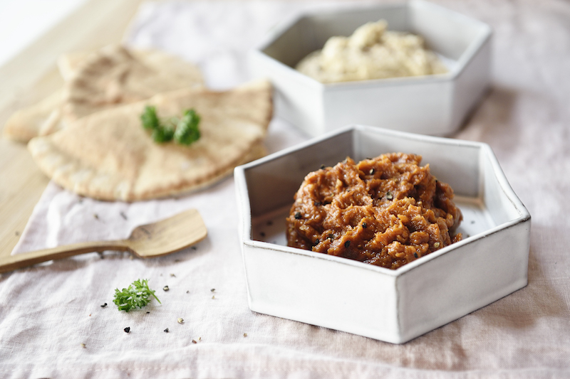 Spicy eggplant dip. Photo: Pita Tree
