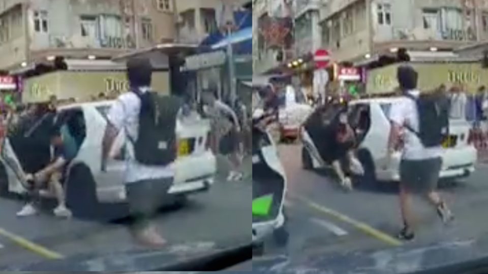 Screen grabs via Apple Daily