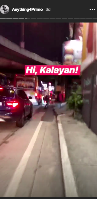Kalayaan Avenue during rush hour. Photo: Screenshot from Drew Arellano Instagram