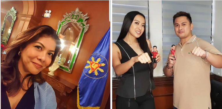 Lorraine Badoy, Mocha Uson and Drew Olivar. Photos: Badoy and Uson’s Facebook accounts.