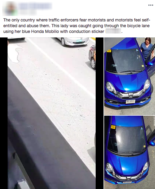 Photo: Facebook user’s name blurred upon his request to protect his privacy