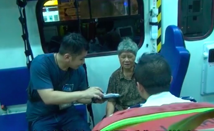 Screengrab via Apple Daily video.