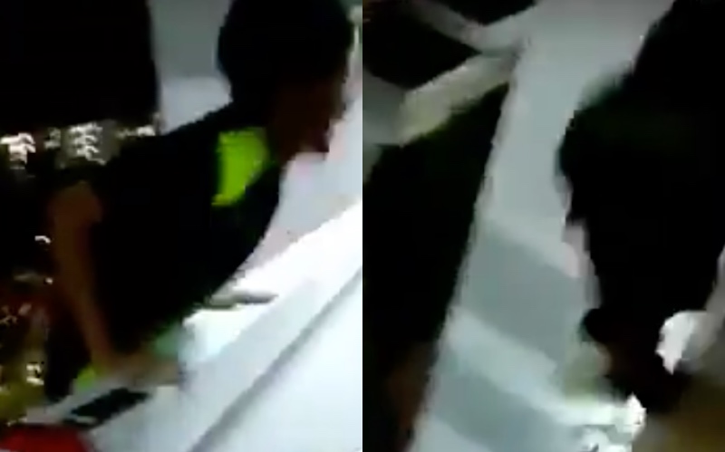 Photos: Video screengrabs