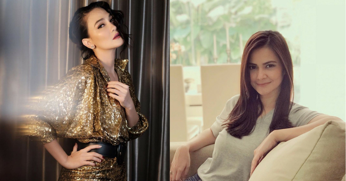 R: Luna Maya (Photo: @lunamaya / Instagram) L: Cut Tari (Photo: @cuttaryofficial / Instagram)