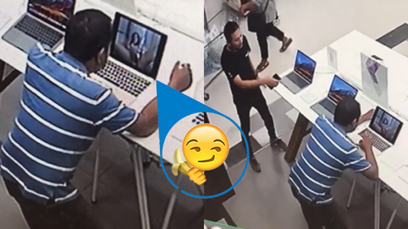 800px x 450px - Thai man busted watching porn at Apple retailer; turns out he's done the  same at three other stores (VIDEO) | Coconuts