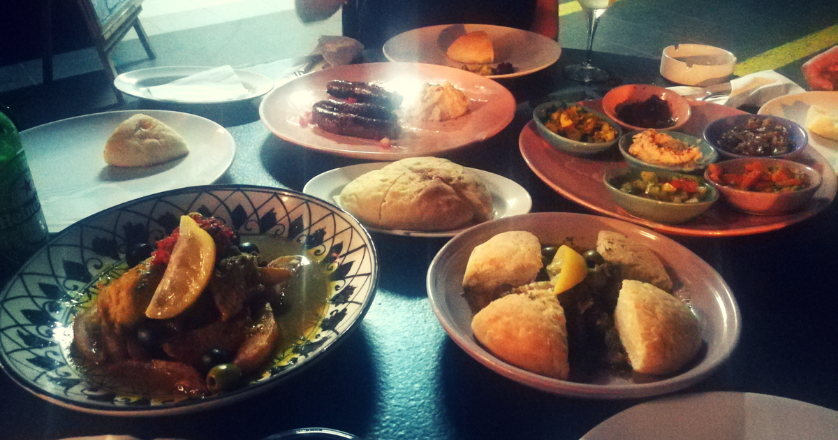 A Moroccan feast at Tangier. Photo: Coconuts Media