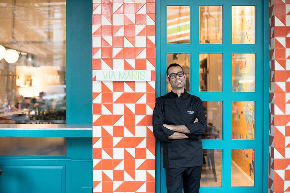 Head chef Francesco Deiana. Photo: Via Maris/Facebook