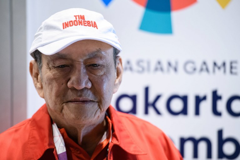 Billionaire tobacco tycoon Michael Bambang Hartono, 78, who won a bronze medal in bridge for Indonesia at the 2018 Asian Games. PHOTO: AFP  / ANTHONY WALLACE