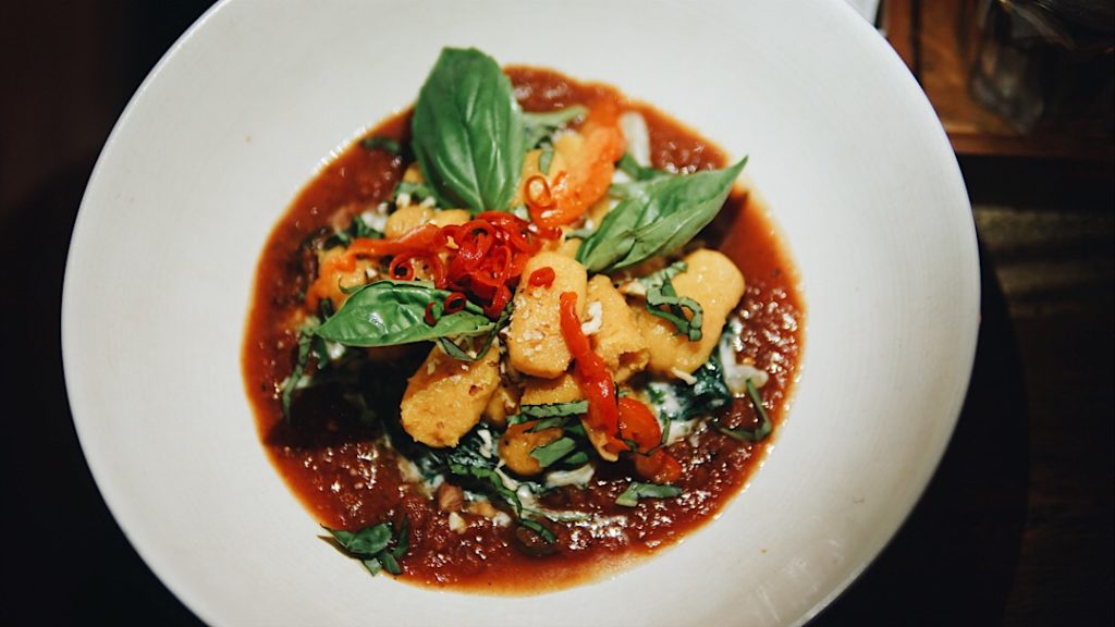 Gnocchi puttanesca. Photo: Coconuts Bali