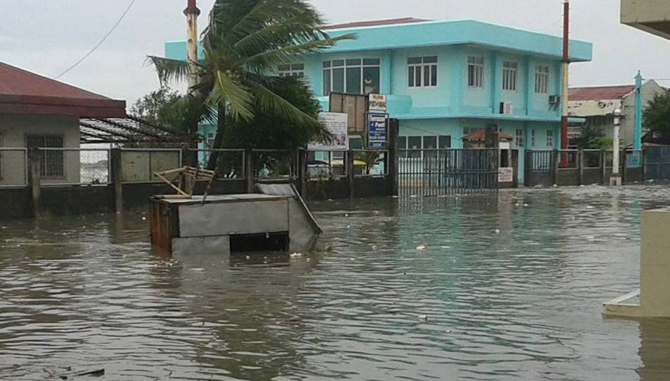 The town of Virac in Catanduanes was submerged during typhoon Yolanda in 2013. Photo: ABS-CBN News.  