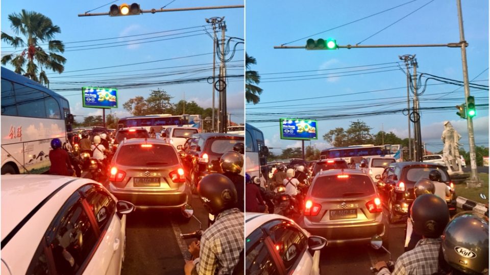 Police are trying to avoid a painful traffic situation as thousands of delegates flood into Bali for the IMF-World Bank annual meetings. Photos: Coconuts Bali