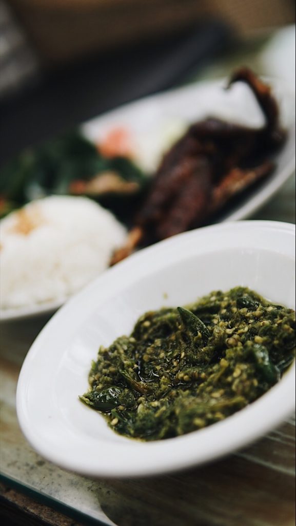 The sambal lombok ijo. Photo: Coconuts Bali