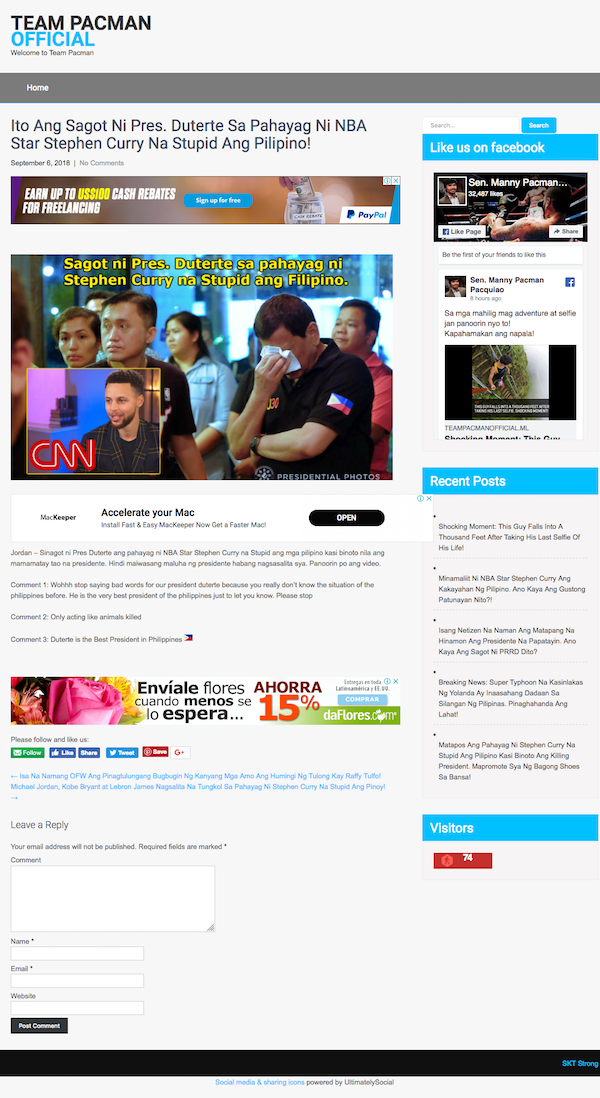 Photo: Team Pacman Official