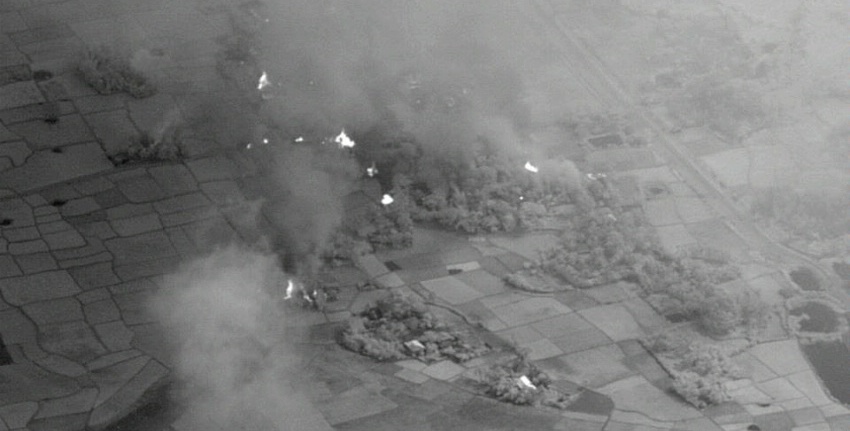 Buildings burning in Maungdaw Township on Sept. 5, 2018. Source: US State Department