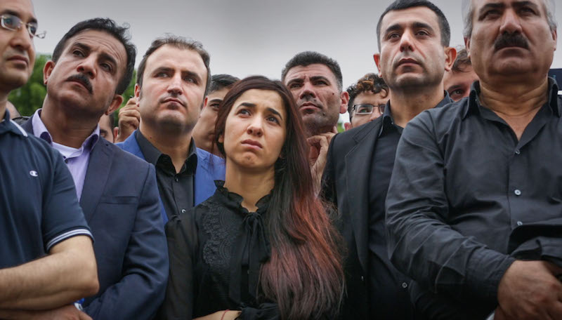 'On Her Shoulders'. Photo: Alexandria Bombach