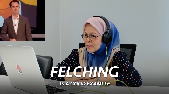 Felching? Pfffft. Screenshot from LOL Events video.