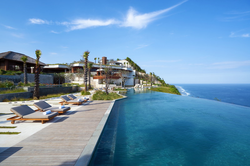 The infinity pool. Photo: Six Senses Uluwatu