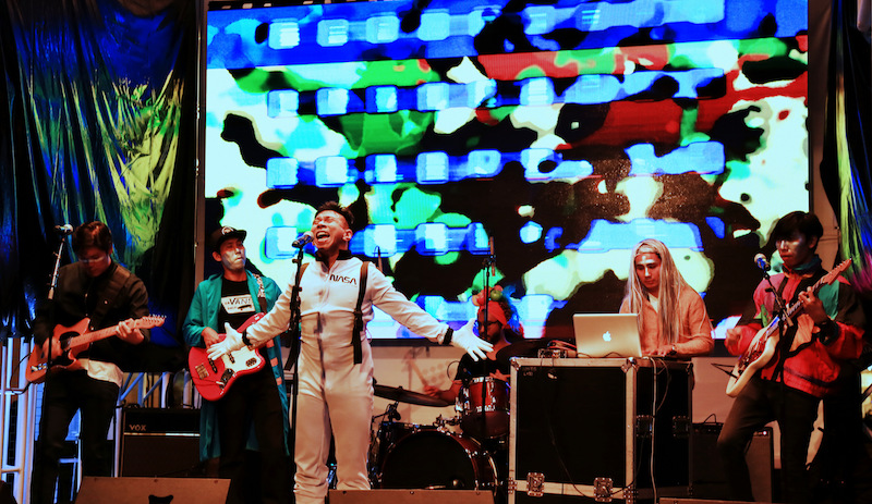 Tiramisu performing at Art After Dark. Photo: Throbbingpixels