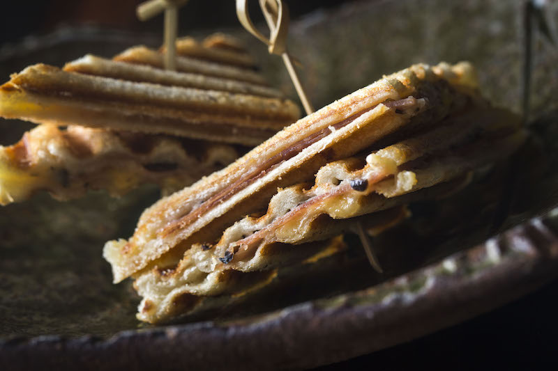 Parma ham and black truffle sandwich from the bar menu. Photo: Marina Bay Sands