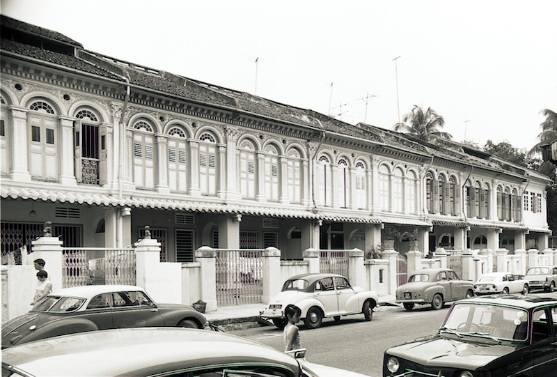 Cuppage Terrace in the past. Photo: Urban Redevelopment Authority