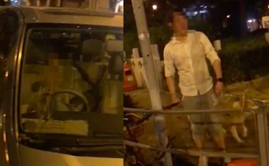 Screengrab via Apple Daily video.