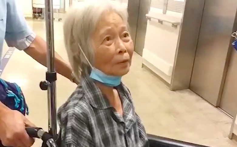 Screengrab via Apple Daily video.