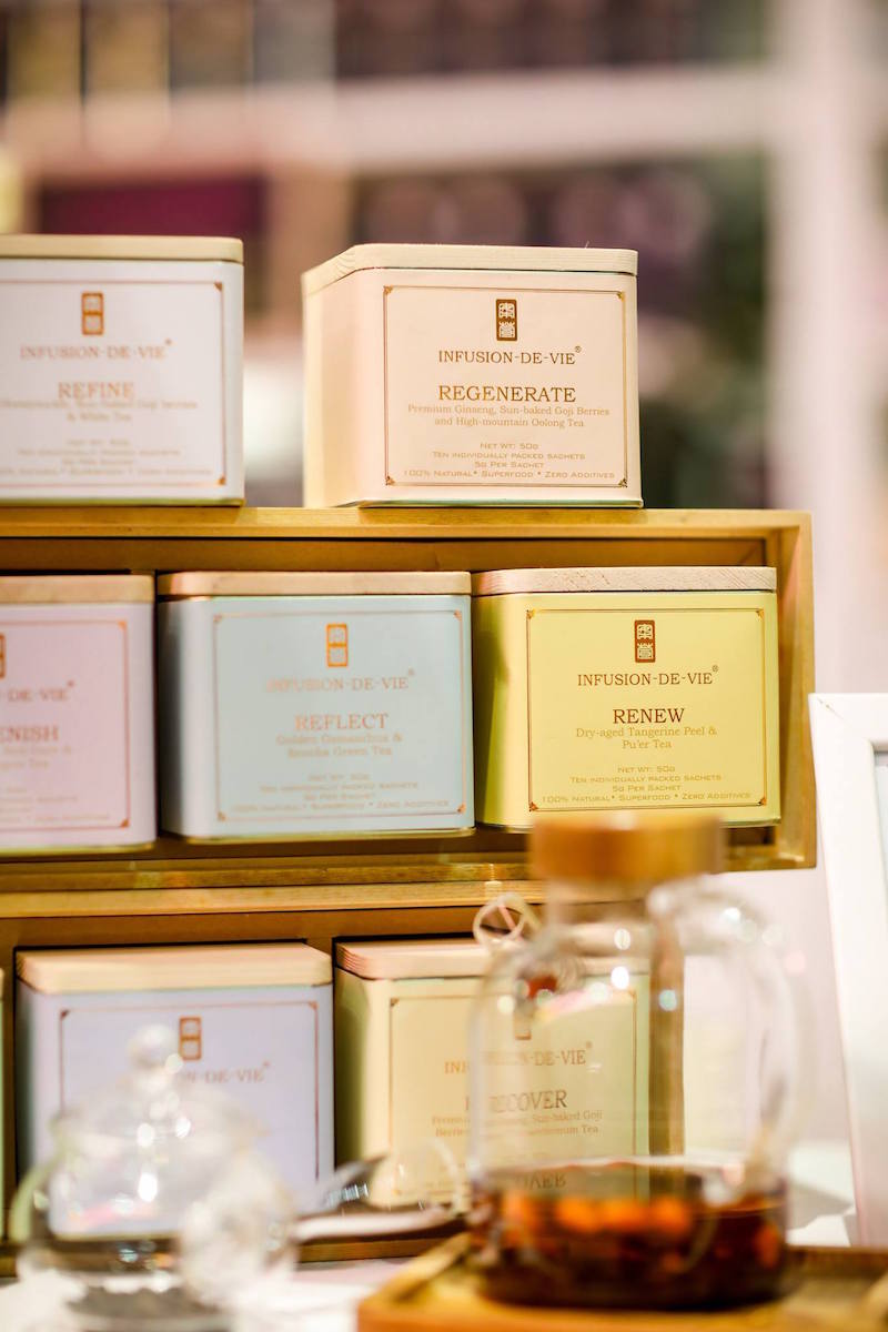 Teas by Infusion-de-vie. Photo: Singapore Tea Festival