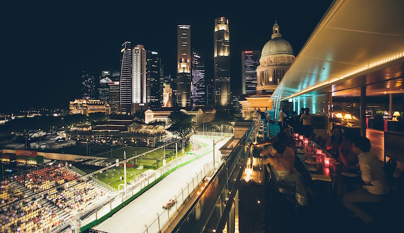 View of the night race. Photo: Smoke & Mirrors