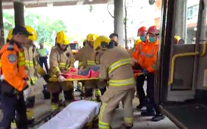 Screengrab via Apple Daily video.