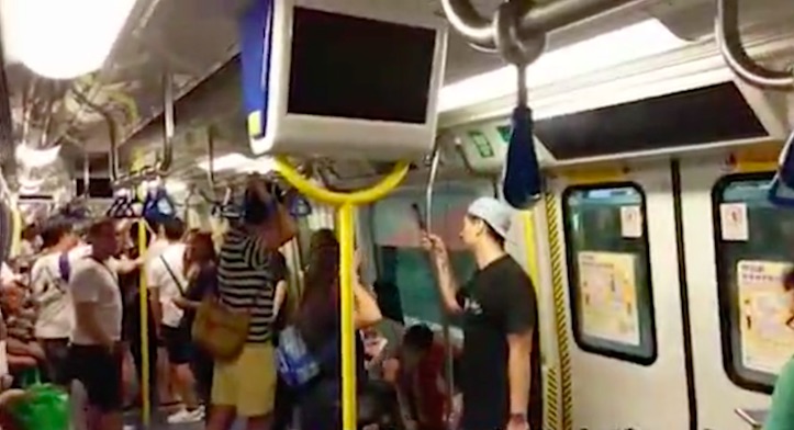 Screengrab via Apple Daily video.