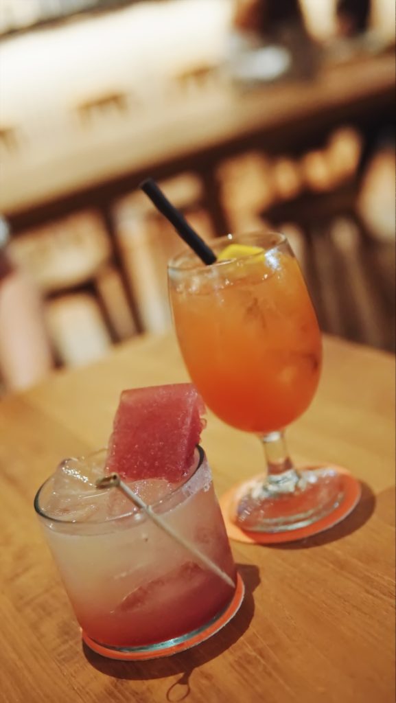 The margarita and Valencia Spritz. Photo: Coconuts Bali