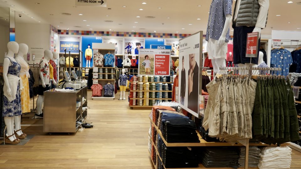 A sneak peek of Bali’s first Uniqlo store. Photo: Coconuts Bali