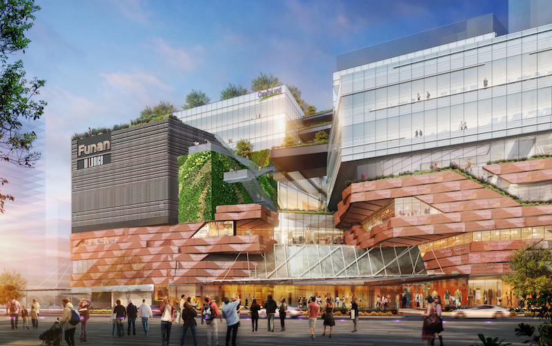 Artist impression of the mall. Photo: Funan