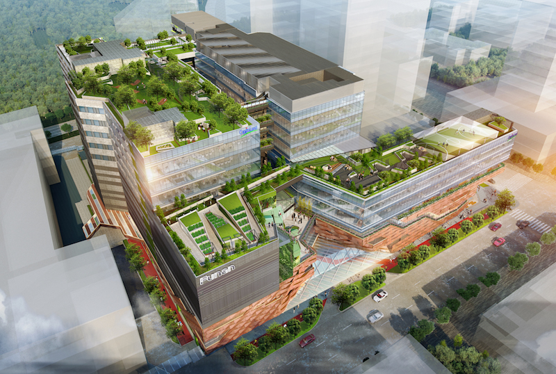 Artist impression of the mall. Photo: Funan