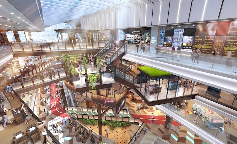 Artist impression of the mall. Photo: Funan