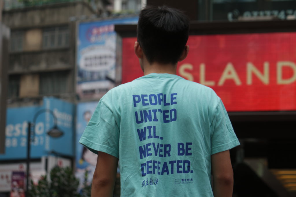 Joshua Wong. Photo by Vicky Wong.