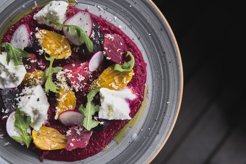 Roasted beetroot salad. Photo: Lino
