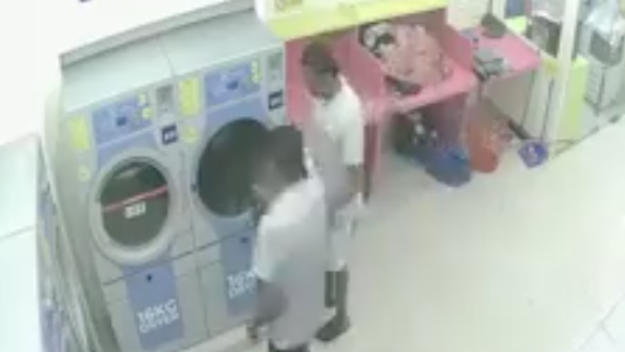 A still from the leaked video of the incident 