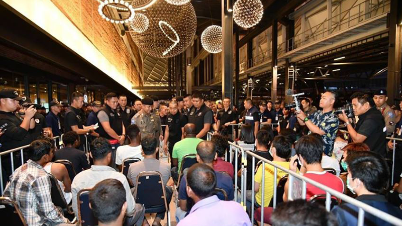 Illegal foreigners arrested — Photo: Facebook/ Tourist Police Bureau