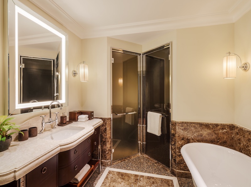 The bathroom design. Photo: Six Senses Maxwell