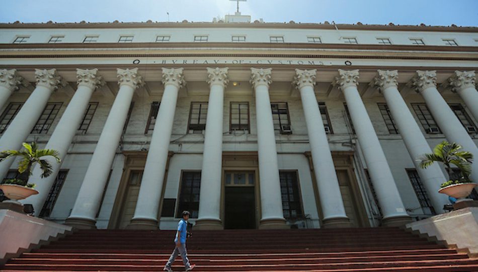 Facade of the Bureau of Customs. Photo: ABS-CBN News.