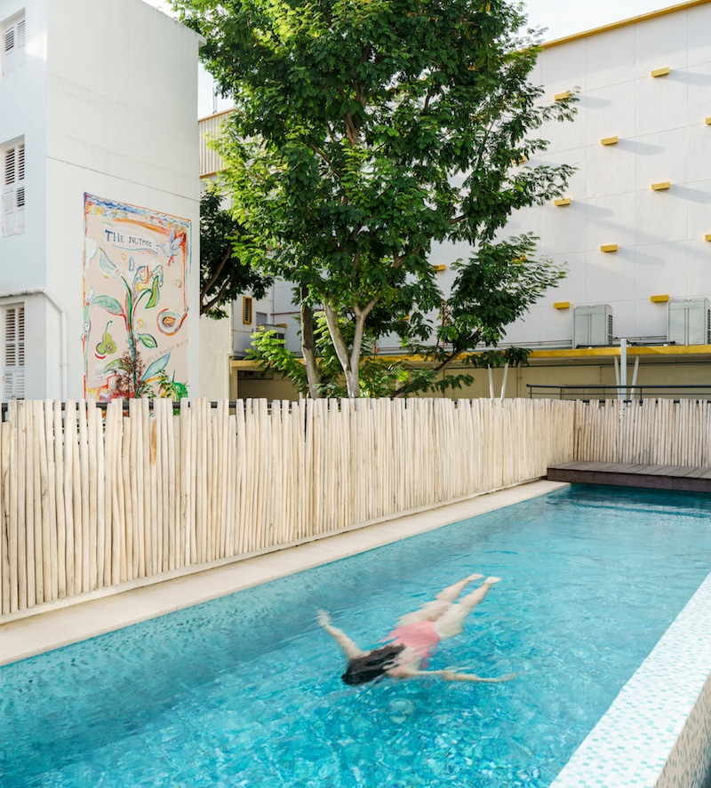 The rooftop lap pool. Photo: Six Senses Maxwell