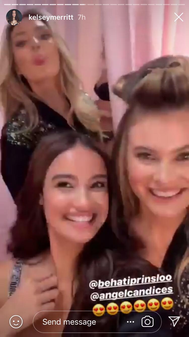 Candice Swanepoel (top left), Kelsey Merritt (middle), and Behati Prinsloo (right). (Photo: @kelseymerritt Instagram) 