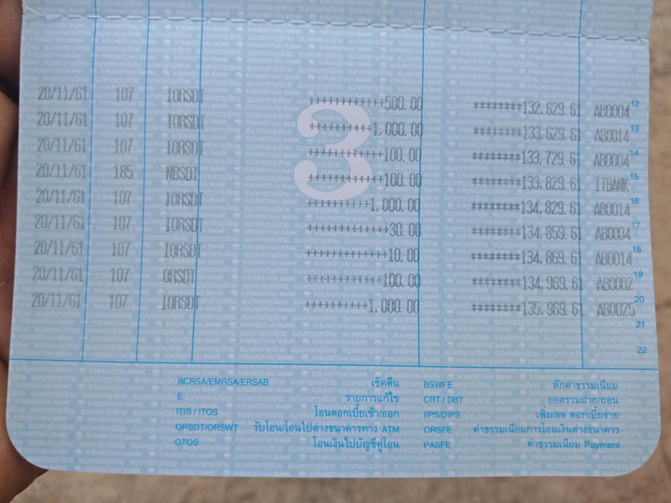 Surat Paewket posted a picture of the raised funds on his Facebook page. Photo: Facebook/ Surat Paewket