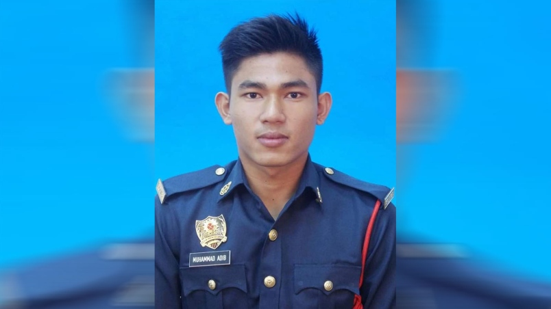 Firefighter Muhammad Adib Mohd Kassim