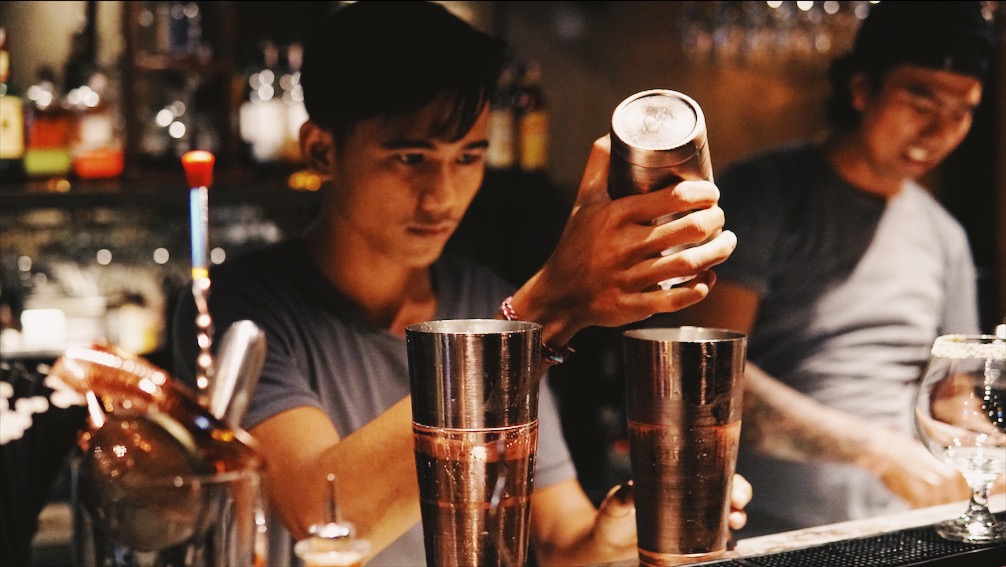 Cocktail mixing. Photo: Coconuts Bali