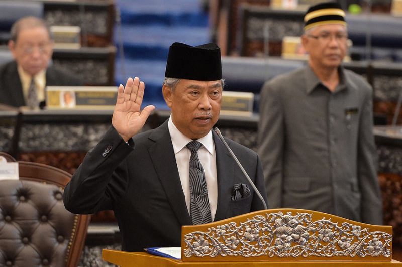 Home Minister Muhyiddin Yassin via AFP