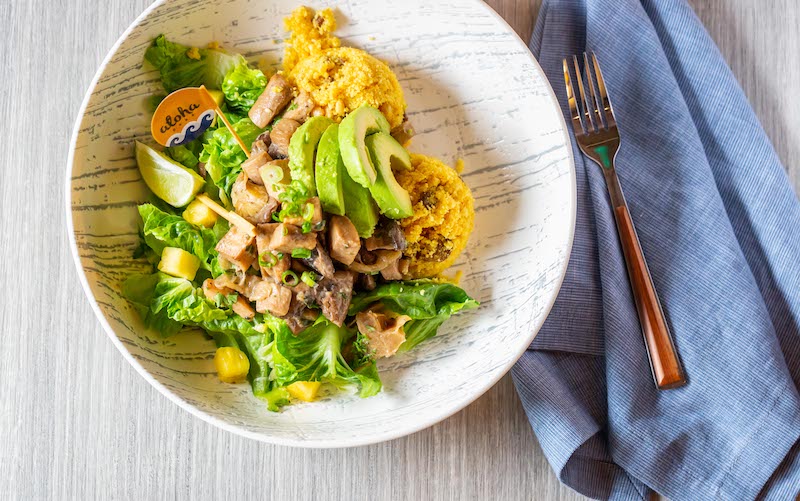 The vegetarian-friendly Green Giant. Photo: Aloha Poké